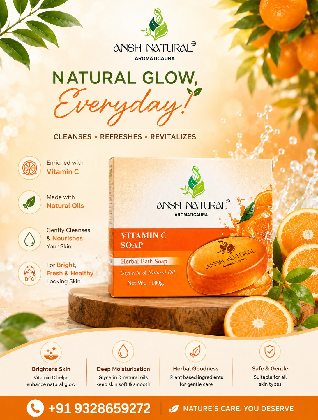 Vitamin C Herbal Bath Soap